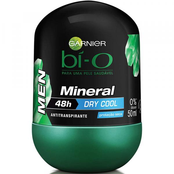 Kit com 1 Desodorante Roll On Bi-o Men Mineral Dry Cool 50ml