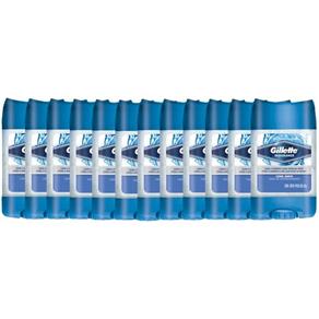 Kit com 12 Desodorantes Clear Gel Cool Wave 82g