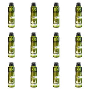 Kit com 12 Herbíssimo Bis Gree Leaf Desodorante Aerosol 150ml