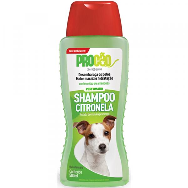 Kit com 12 Shampoo para Cão Procão Citronela 500 Ml - Z_empório Veredas