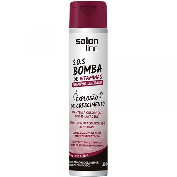 Kit com 1 Shampoo Salon-line Bomba Liberado 300ml