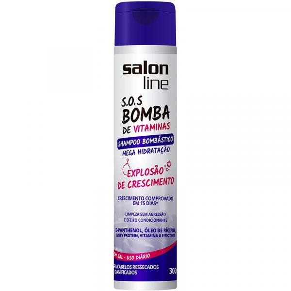 Kit com 1 Shampoo Salon-line Sos Bombástico 300 Ml