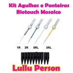 Kit Com 10 Agulhas Biotouch Mosaico +10 Ponteiras