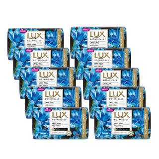 Kit com 10 Sabonetes Lux Lírio Azul 125g
