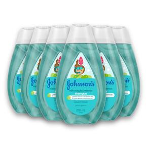 Kit com 4 Shampoos JOHNSON`S Baby Hidratação Intensa 200ml