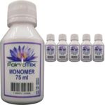 Kit com 5 Monomer Acrylic Liquid Point Mix Original 75ml