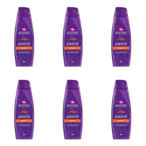 Kit com 6 Aussie Miracle Smooth Shampoo 180ml