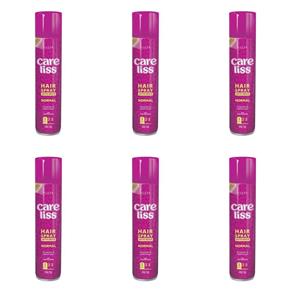 Kit com 6 Care Liss Hair Spray Normal 400ml