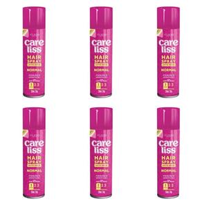 Kit com 6 Care Liss Hair Spray Normal 250ml