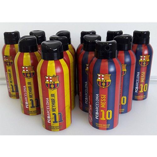 Kit com 6 Desodorantes Messi + 6 Desodorantes Neymar Jr - Fc Barcelona