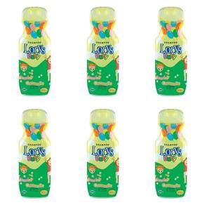 Kit com 6 Lorys Baby Camomila Shampoo Infantil 500ml