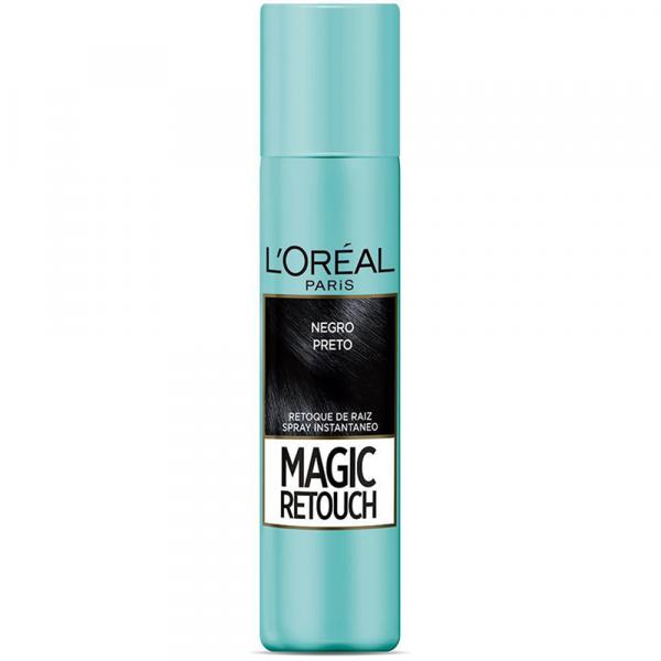 Kit com 6 Maquiagem para Cabelo LOreal Magic Retouch Preto Spray 75ml - Z_empório Veredas