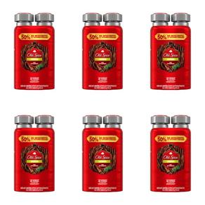 Kit com 6 Old Spice Lenha Desodorante Aerosol 2x150ml