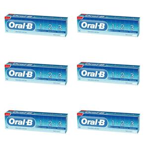Kit com 6 Oral B Anti Carie Creme Dental 70g