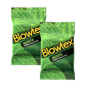 Kit com 6 Preservativo Blowtex Menta C/ 3 Un Cada