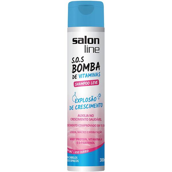 Kit com 6 Shampoo Salon-Line SOS Bomba Leve 300ml - Z_empório Veredas