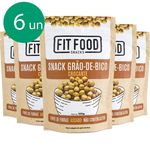 Kit com 6 Snack 100g Grão-de-Bico Levemente Salgado da Fit Food
