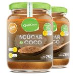 Kit 2 com Açúcar de Coco Natural 280g da Qualicoco