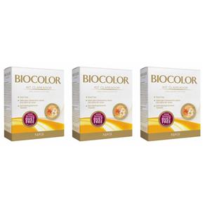 Kit com 3 Biocolor Kit Clareador Descolorante 20g
