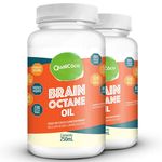 Kit com 2 Brain Octane Oil MCT 250ml da Qualicoco