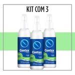 Kit com 3 Contax Anti Tabagismo Consaúde Spray 600ml