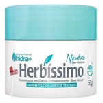 Kit Com 3 Desodorante Creme Herbissimo Neutro 55G