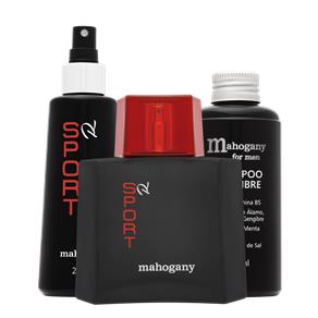 Kit com Desodorante Spray + Fragrância Sport R + Shampoo For Men Ml Kit com Desodorante Spray + Fragrância Sport R + Shampoo For Men Ml