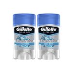 Kit com 2 Desodorantes Gillette Antitranspirante Clear Gel Cool Wave 45g