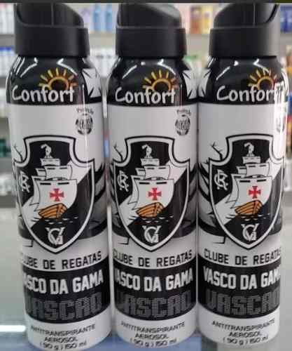 Kit com 3 Desodorantes Vasco Antitranspirante 48 Horas 150 Ml - Confort