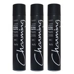 Kit Com 3 Fixador Para Cabelo Charming Hair Spray Extra Forte 400ml - Cless