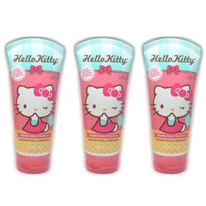 Kit com 3 Hello Kitty Creme P/ Pentear Lisos e Delicados 200ml