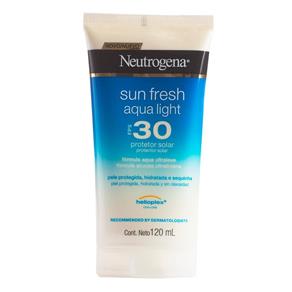 Kit com 2 Neutrogena Sun Fresh Aqua Light FPS 30 120ml