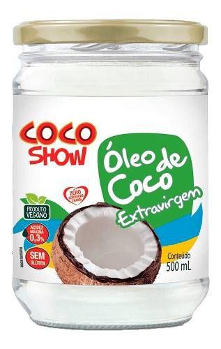 Kit com 3 Óleo de Coco Extra Virgem 500ml Copra Coco Show