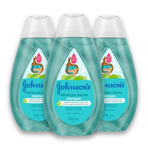 Kit com 3 Shampoos JOHNSON