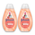 Kit com 2 Shampoos JOHNSON'S Baby Cachos Definidos 400ml