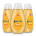 Kit com 3 Shampoos JOHNSON'S Baby Regular 200 ml