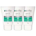 Kit com 3 Soffie Clinical Desodorantes Antitransp Cr 48h 60g
