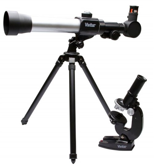 Kit Combinado Telescópio e Microscópio - VIVITAR VIVTELMIC20
