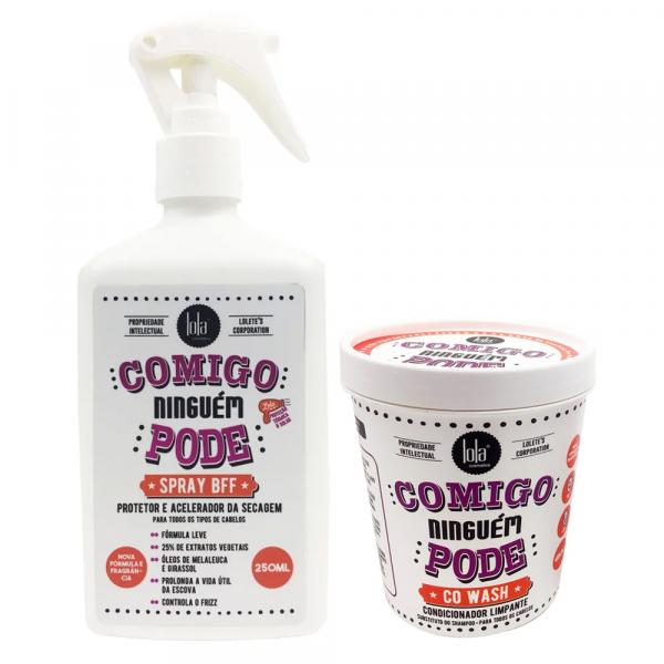 Kit Comigo Ninguem Pode Lola Cosmetics - Condicionador Limpante + Spray BFF