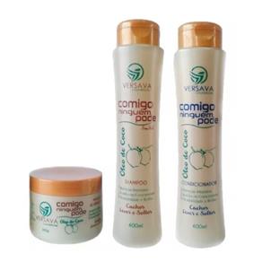 Kit Comigo Ninguem Pode Shampoo Condicio Mascara Capilar