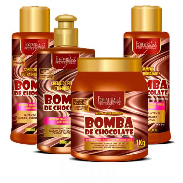 Kit Completo Bomba de Chocolate - Forever Liss