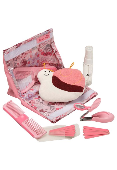 Kit Completo de Higiene e Beleza Rosa - 18 Pçs Safety