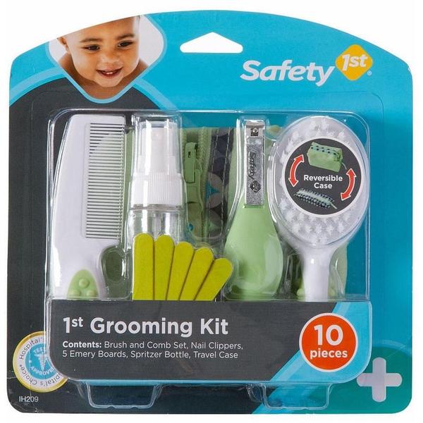 Kit Completo Higiene e Beleza - Verde -10 Peças - Safety 1st