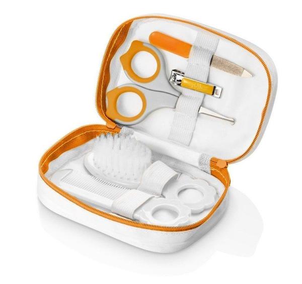 Kit Completo Higiene Tesoura Pente Cortador Bebê Multikids