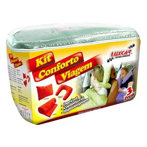 Kit Conforto Viagem Luxcar 3 Peças