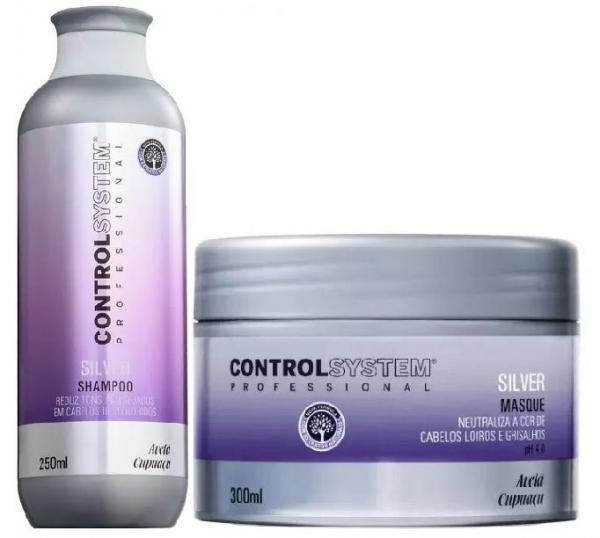 Kit Control System Shampoo e Máscara Silver (2 Produtos)