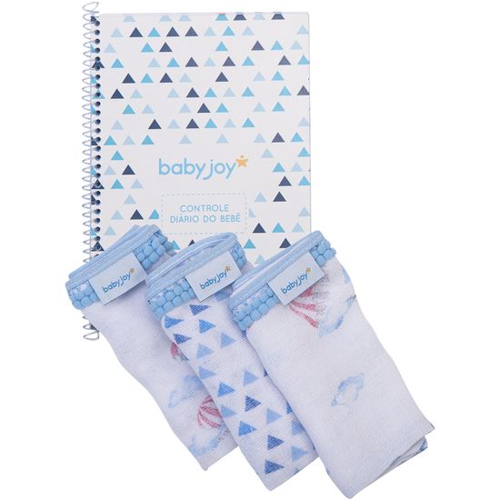 Kit Controle Diário do Bebê Baby Joy Trends - Masculino