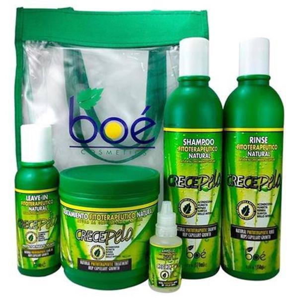 Kit Cosméticos Crece Pelo Boé Pack com 5 Produtos Boé - Boe