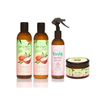 Kit Cosméticos Veganos - 1 Shampoo, 1 Condicionador, 1 Máscara e 1 Spray Finalizador Curly Ondulados - Abela Cosmetics