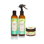 Kit Cosméticos Veganos - 1 Shampoo, 1 Spray Natural Blend e 1 Máscara Love, Vegan Coco - Abela Cosmetics